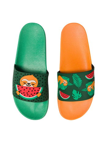 Chanclas alegres Ambiente de playa