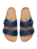 Sandalias con suela de corcho para hombre Veleros en el mar