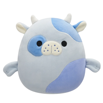 Squishmallows Mahalo, La Vaca Marina Azul Con Motas, 20 cm