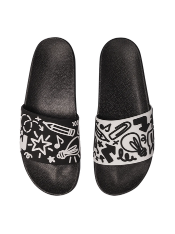 Chanclas alegres Garabatos