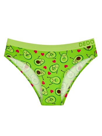 Bragas de modal para mujer Amor por los aguacates