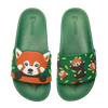 Chanclas infantiles alegres Panda rojo