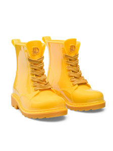 Botas de agua infantiles alegres Amarillo dorado