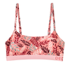 Bralette de modal para mujer Hojas rosas
