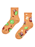 Calcetines de deporte alegres Kiwi el pájaro