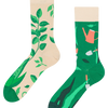 Calcetines alegres En el jardín