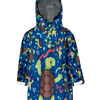 Impermeable infantil alegre Tortuga artista