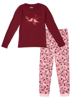 Pijama alegre para mujer Pájaros y bayas