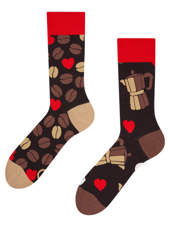 Calcetines alegres Amor cafetero