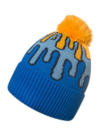 Gorro alegre de punto Pintura derramada