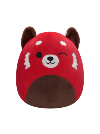 Squishmallows Cici, el Panda Rojo que Guiña el Ojo, 20 cm