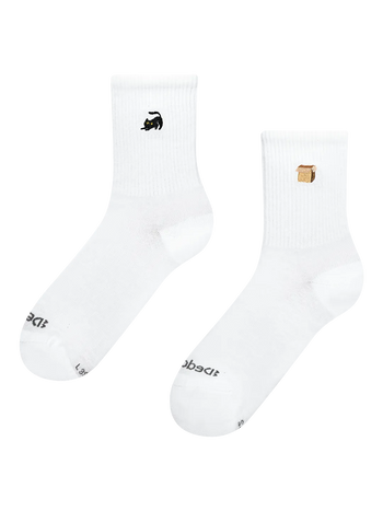 Calcetines acanalados de media caña Purrfect Fit