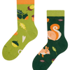 Calcetines infantiles alegres Ardilla