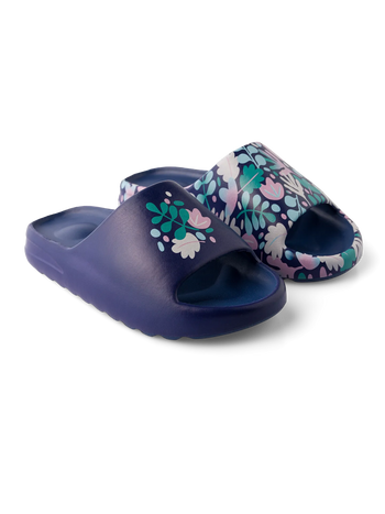 Sandalias alegres chunky Hojas de colores