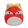 Squishmallows Fifi, el Zorro Rosa con Diadema Amarilla, 20 cm