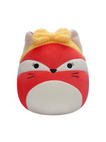 Squishmallows Fifi, el Zorro Rosa con Diadema Amarilla, 20 cm