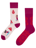 Calcetines alegres Yoga mandala