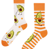Calcetines alegres Aguacate divertido