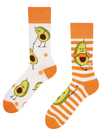 Calcetines alegres Aguacate divertido