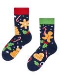 Calcetines infantiles de invierno Galletas de jengibre y dulces