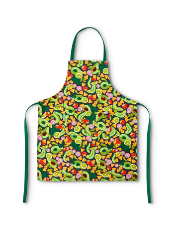 Delantal alegre de cocina Fiesta de aguacates