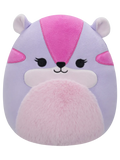 Squishmallows Tamara, la ardilla morada y rosa, 20 cm