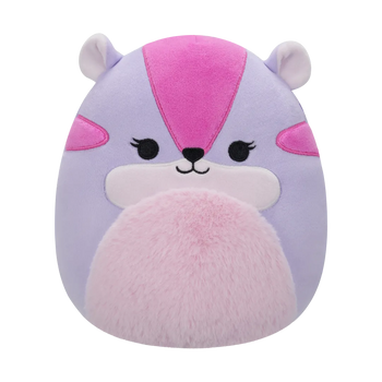 Squishmallows Tamara, la ardilla morada y rosa, 20 cm