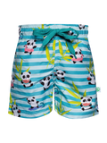 Bermudas alegres para chico Panda de vacaciones