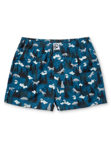 Calzoncillos alegres para hombre Lobo y luna