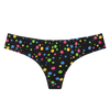Bragas brasileñas alegres para mujer Puntos de neón