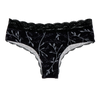Bragas con encaje para mujer Hojas grises