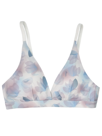 Bralette triangular sin costuras para mujer Pétalos de mañana
