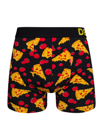 Bóxeres alegres para hombre Pizza de queso