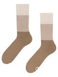 Calcetines de invierno Beige tricolor