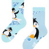 Calcetines infantiles alegres Pingüino feliz