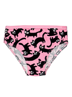 Bragas alegres para niña Gatos rosas