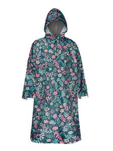 Impermeable alegre Hojas e insectos