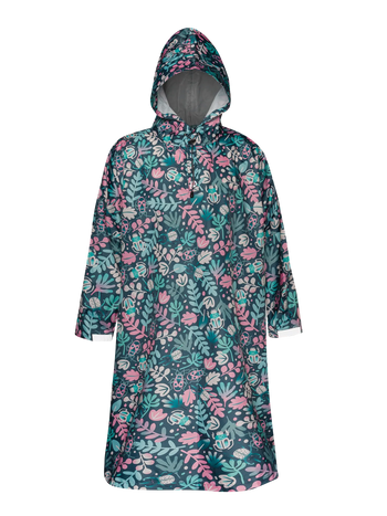 Impermeable alegre Hojas e insectos