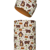 Conjuntos infantiles alegres de gorro y tubular Oso hambriento