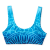 Top alegre de bikini deportivo Mandala de agua