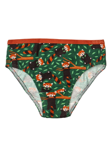 Bragas alegres para niña Panda rojo