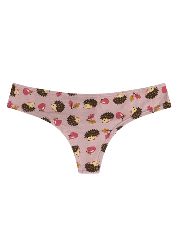 Bragas brasileñas alegres para mujer Erizo