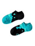 Calcetines sneakers alegres Gotas de agua turquesas