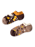 Calcetines sneakers alegres Granos de café