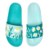 Chanclas alegres Camomila turquesa