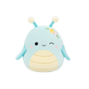 Squishmallows Giles el Saltamontes Azul Guiñando un Ojo con Flores, 20 cm