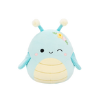 Squishmallows Giles el Saltamontes Azul Guiñando un Ojo con Flores, 20 cm