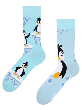 Calcetines alegres Pingüino feliz