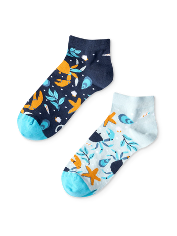 Calcetines tobilleros alegres Cangrejo de mar