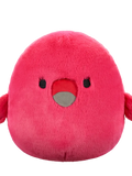 Squishmallows Fuzzamallows Cookie el Flamenco Rosa, 30 cm